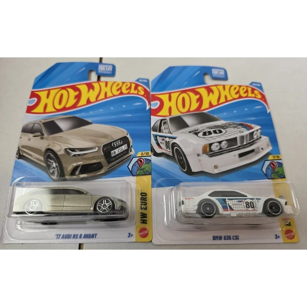 Hot Wheels Euro Lot BMW 635 CSi Audi RS6 Avant Mercedes CLA VW ID Buzz Bomb
